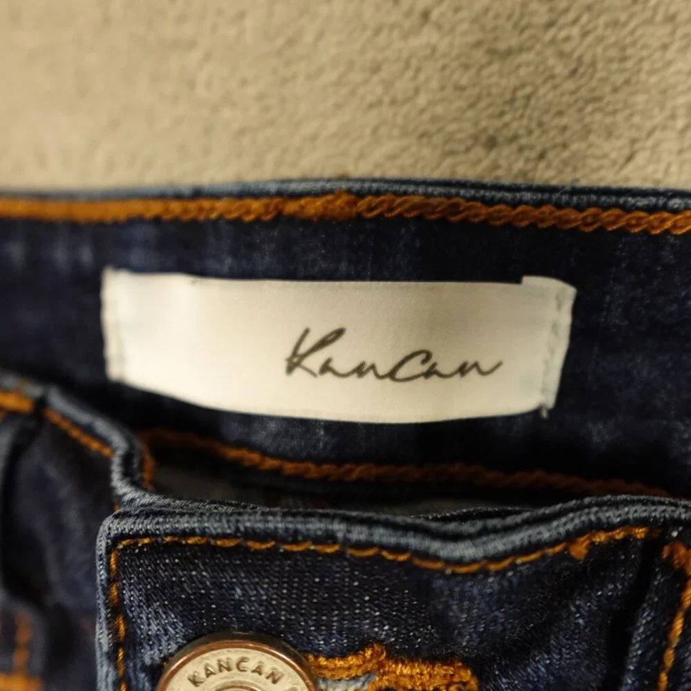 KanCan‎ Karlee High Rise Ankle Skinny Jeans Women’s 5/26 Distressed Dark Wash